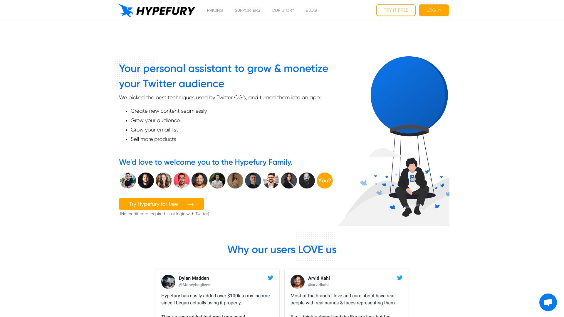Hypefury screenshot