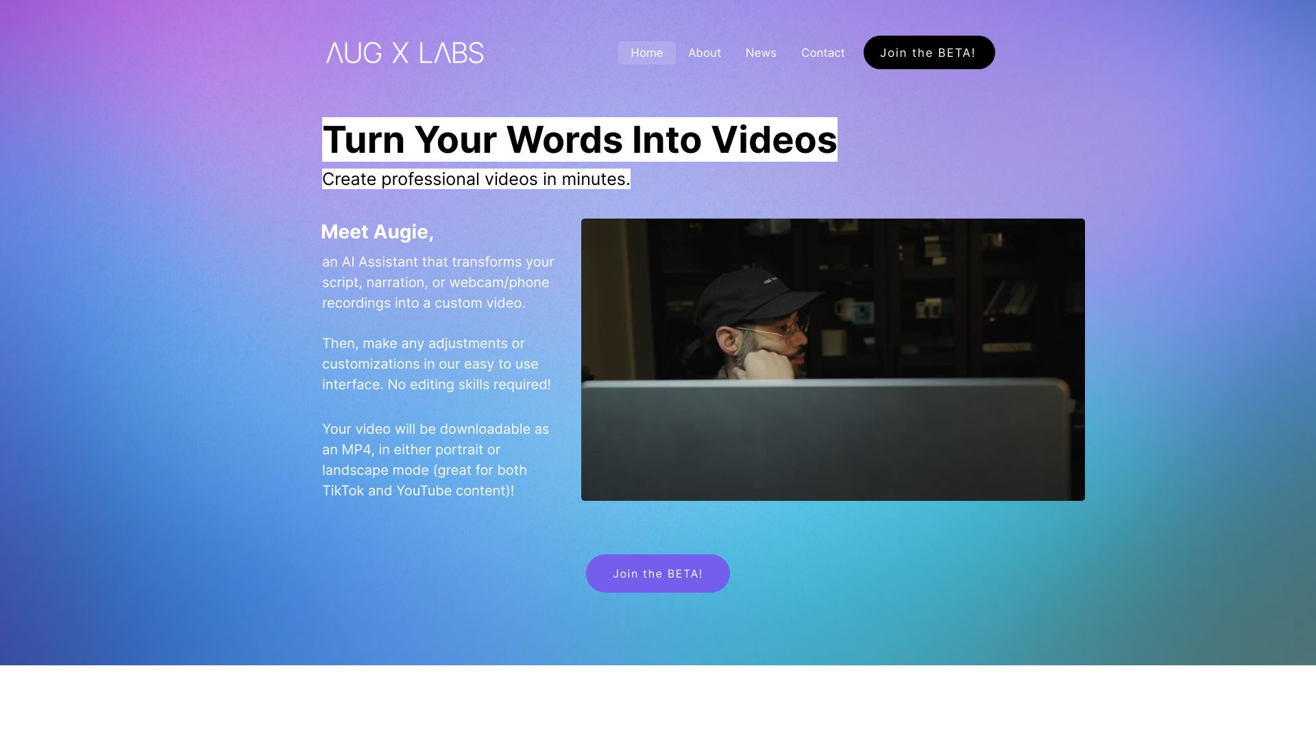 Augie screenshot