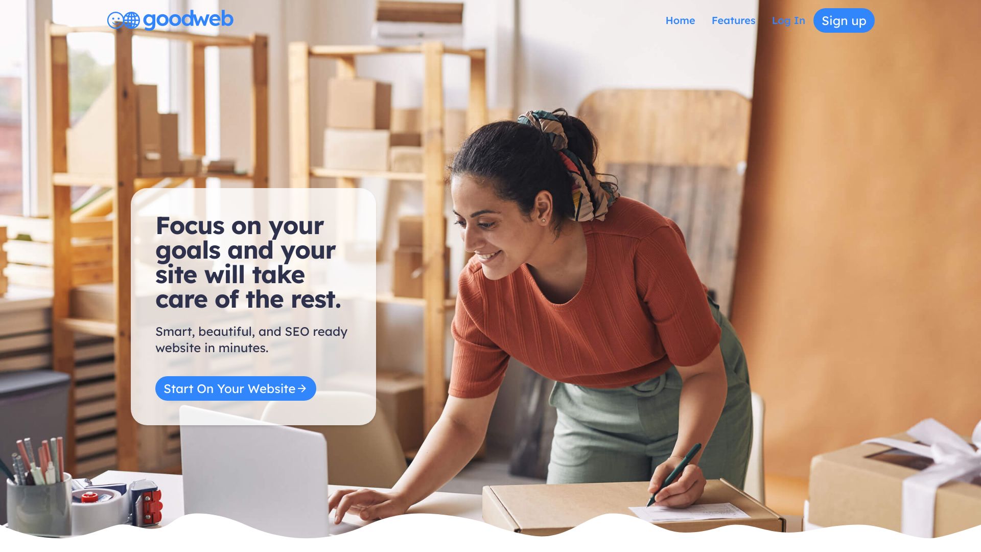 GoodWeb screenshot