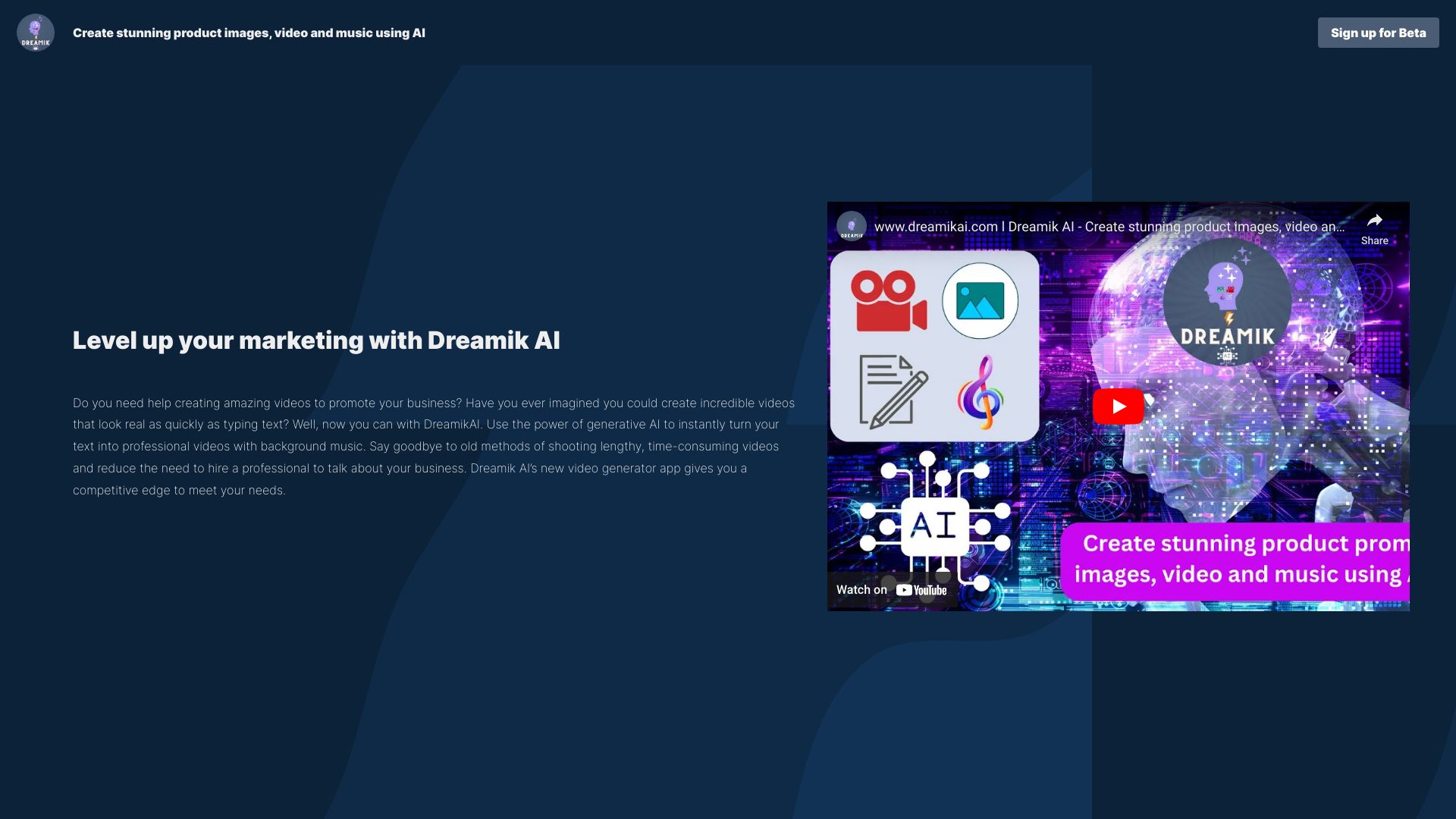 Dreamik AI screenshot