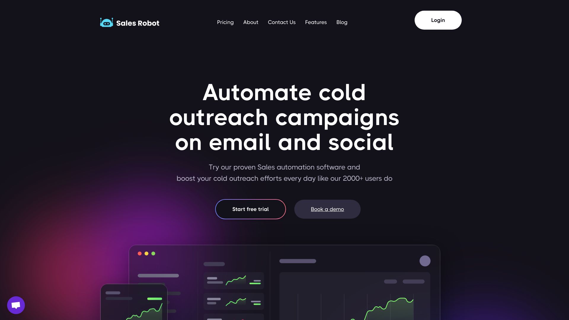 SalesRobot screenshot