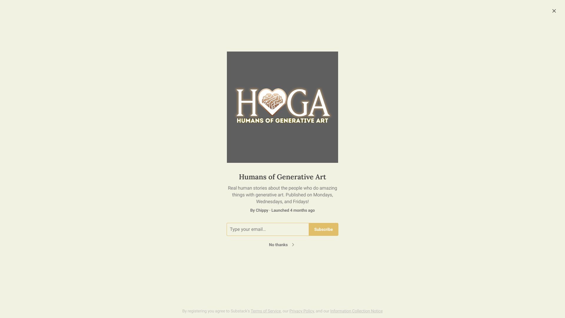 Humans of Generative Art screenshot