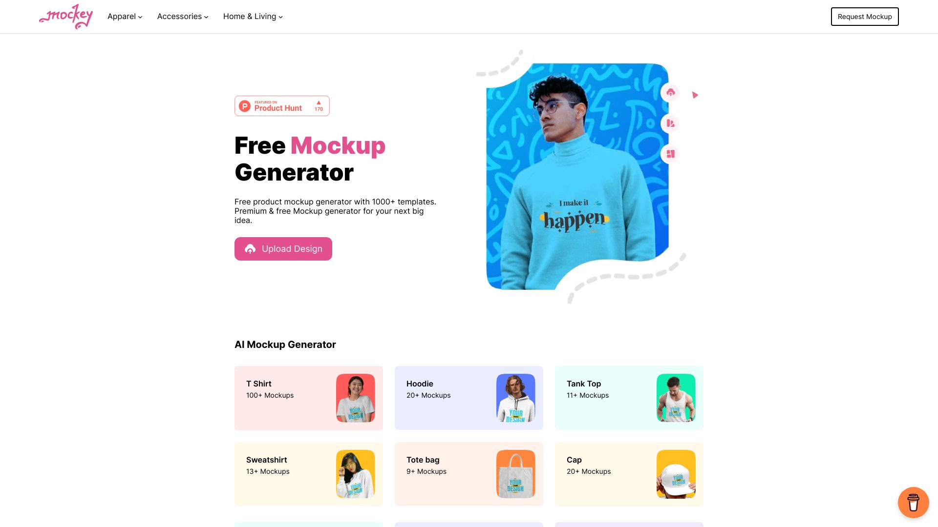 Mockey.ai screenshot