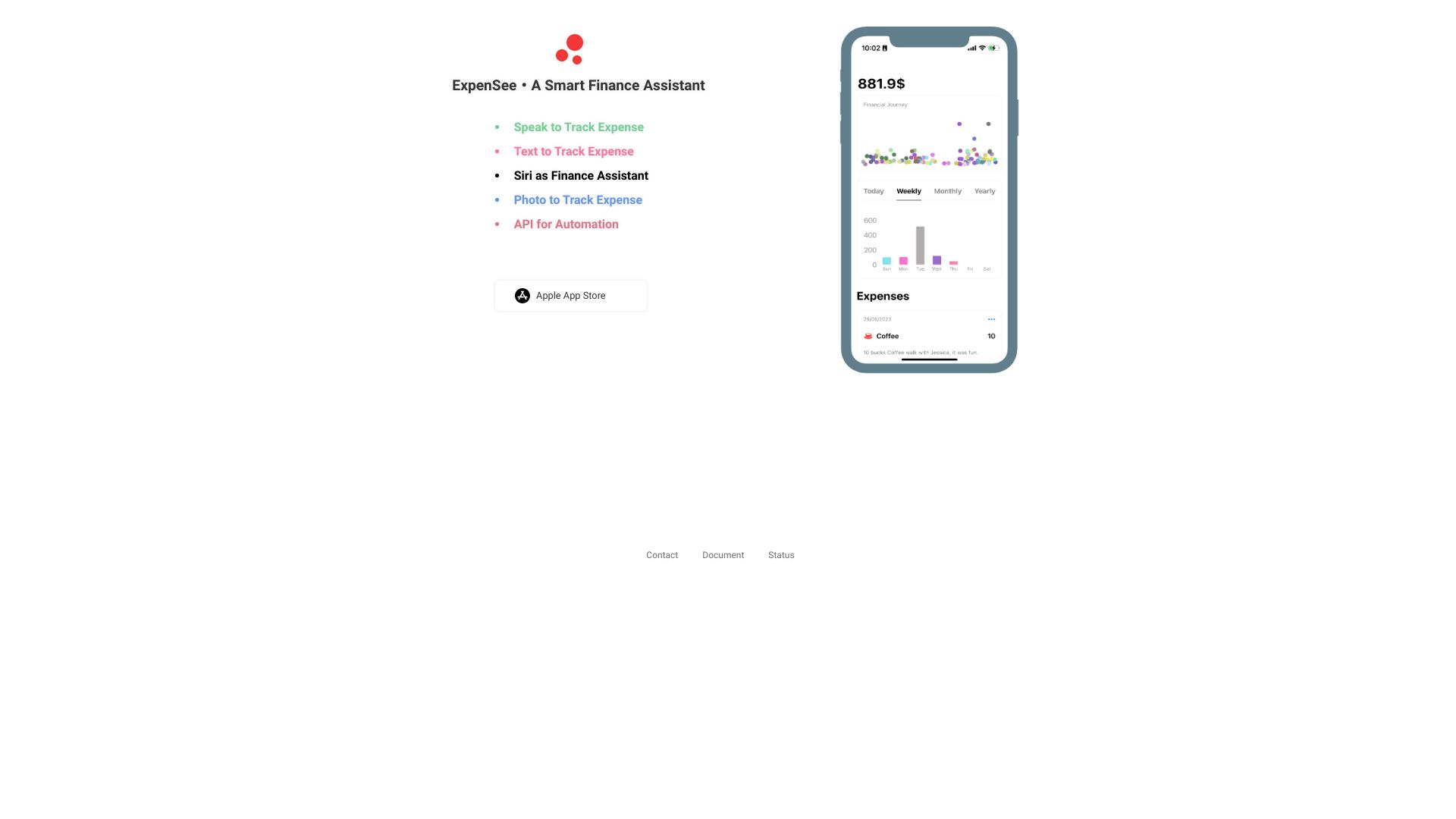 ExpenSee screenshot