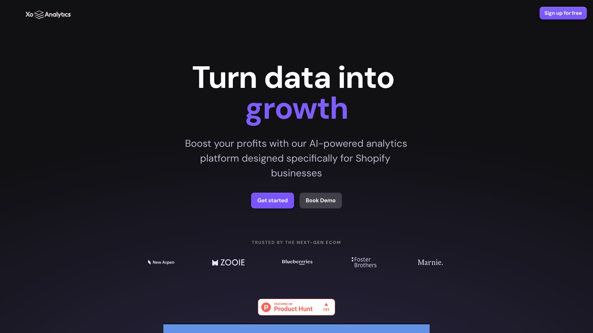 XO Analytics screenshot