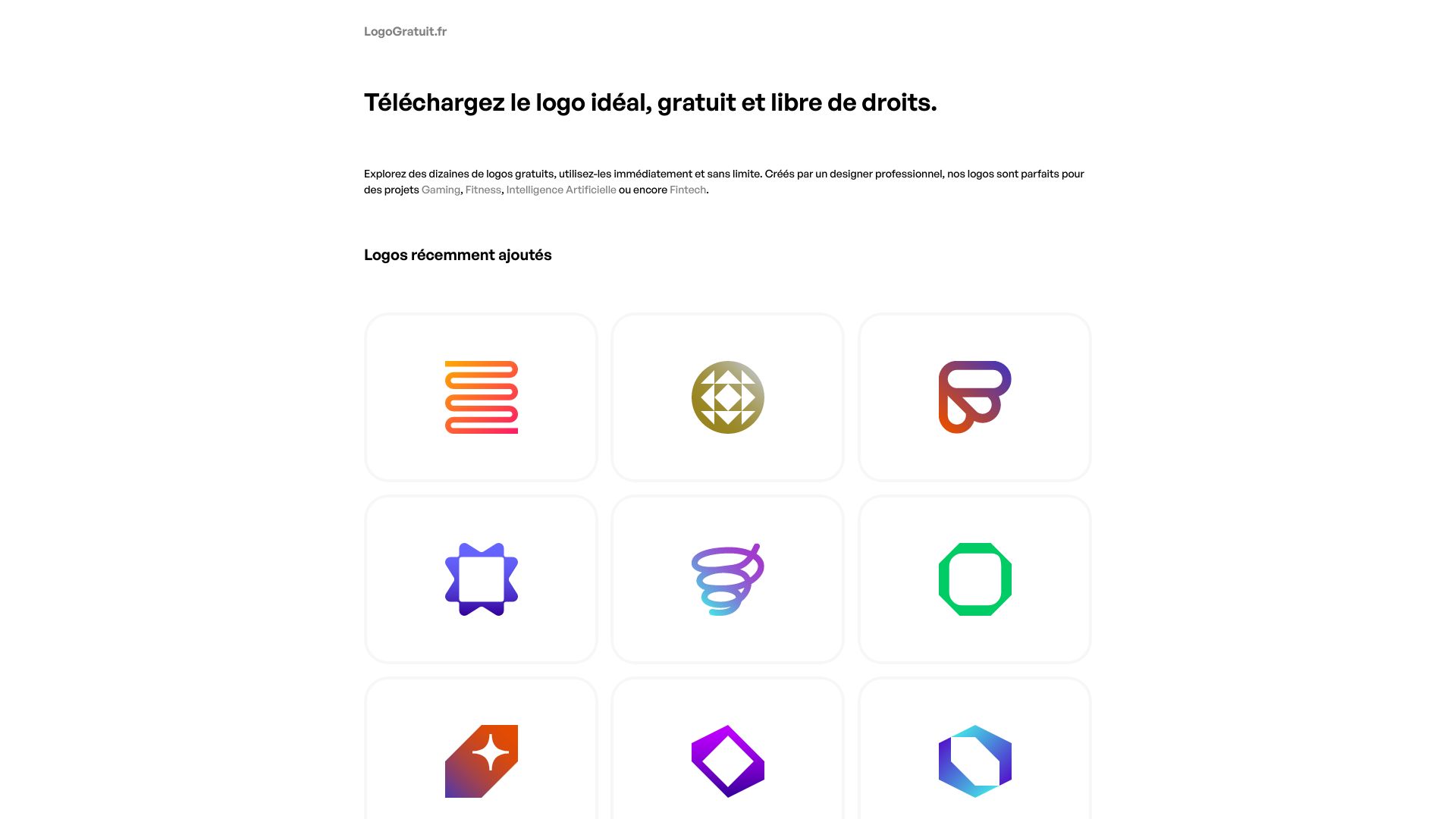 LogoGratuit.fr screenshot