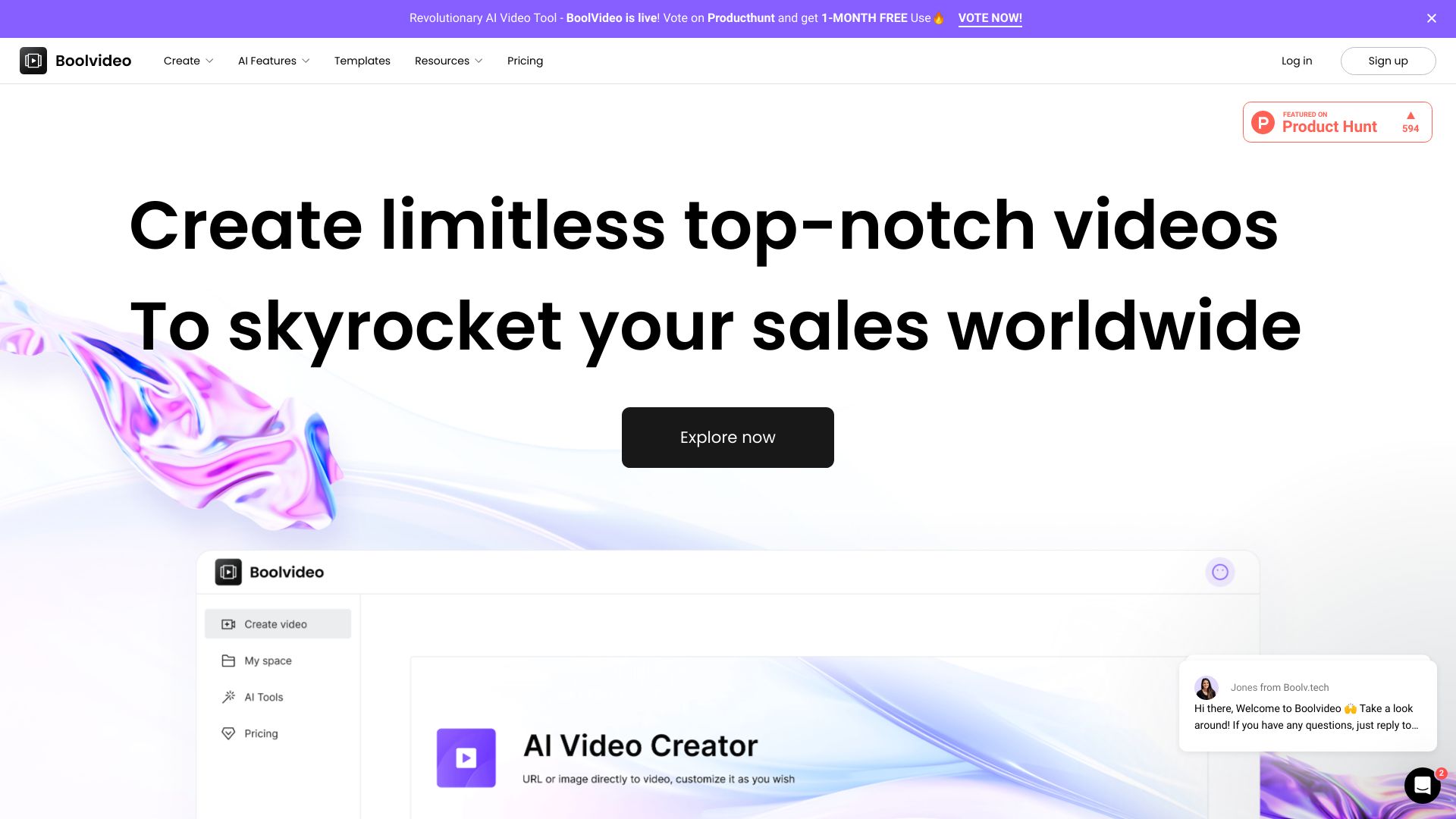Boolvideo screenshot