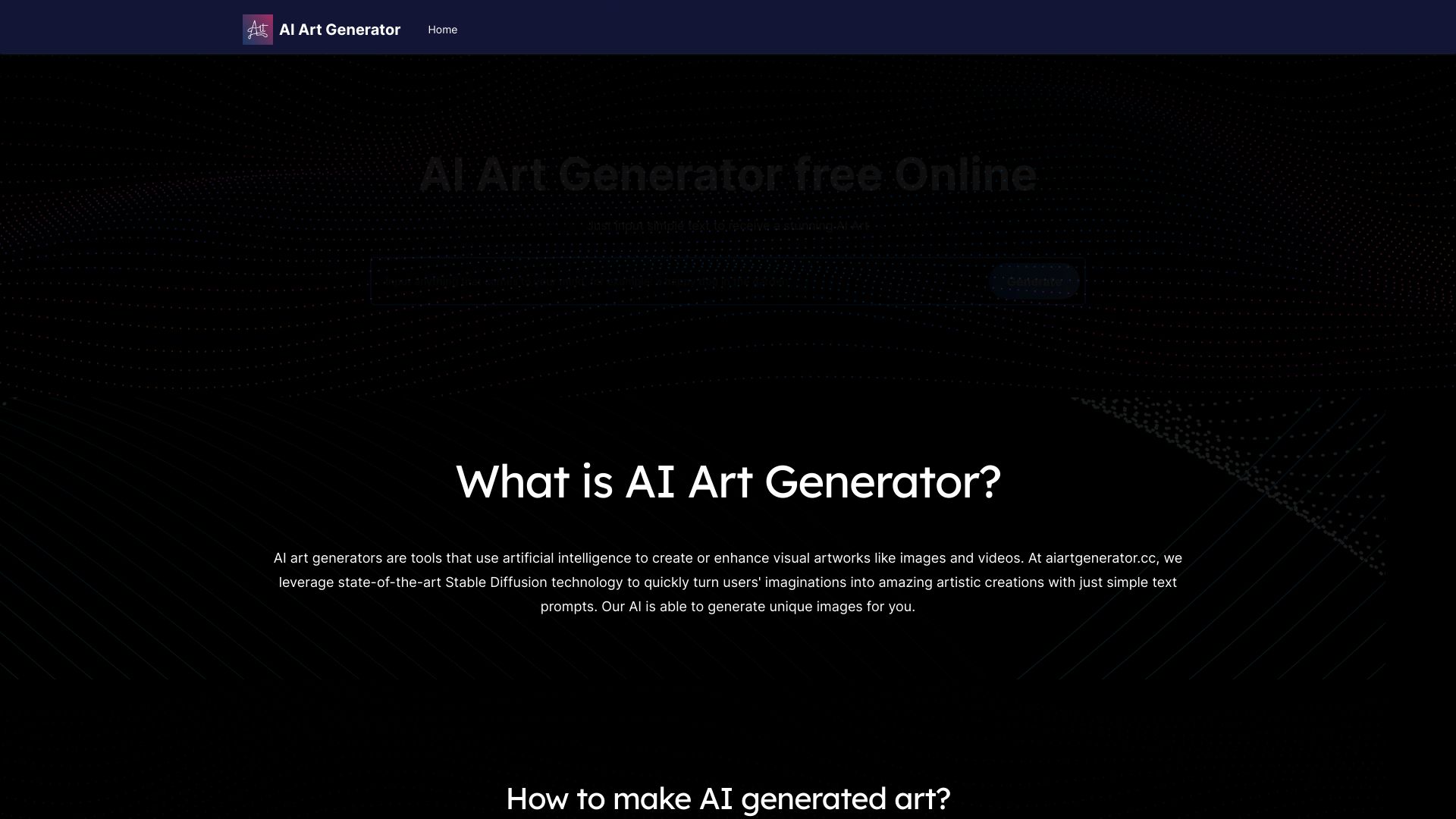 AI Art Generator screenshot