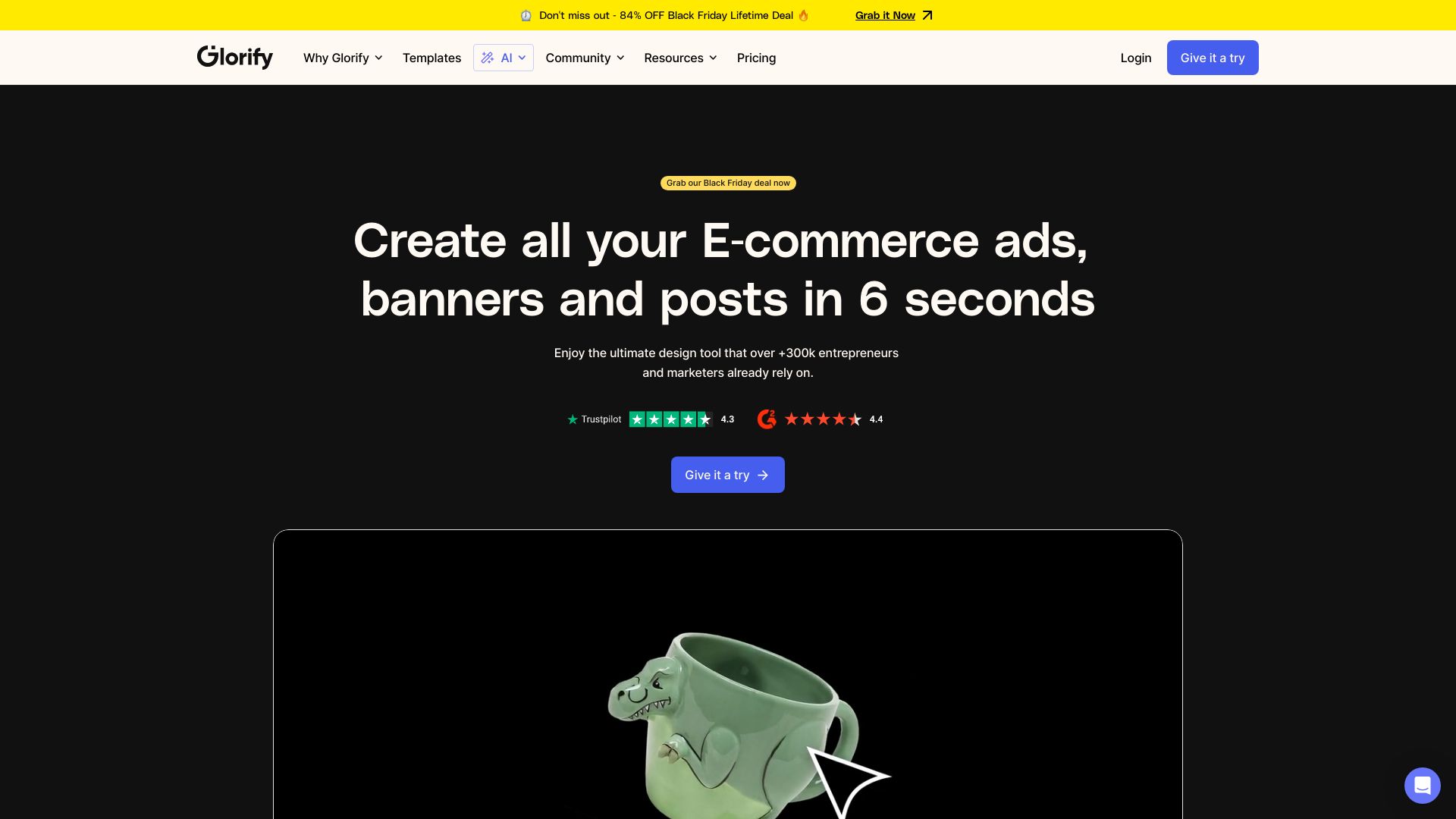 Glorify screenshot