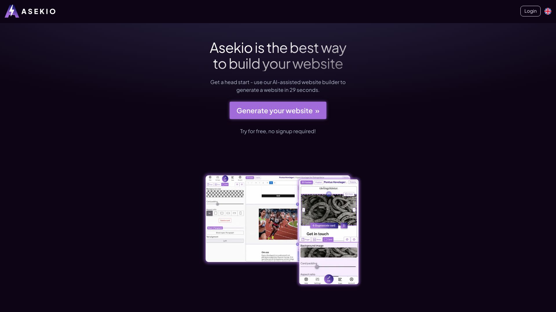 Asekio screenshot