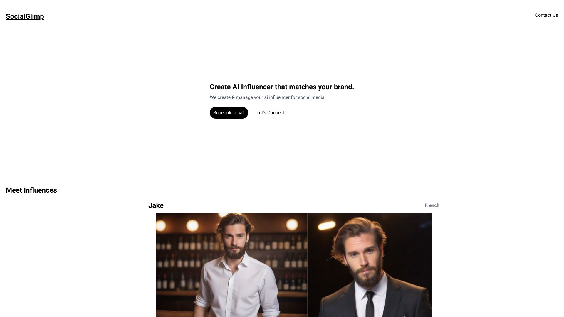 SocialGlimp screenshot