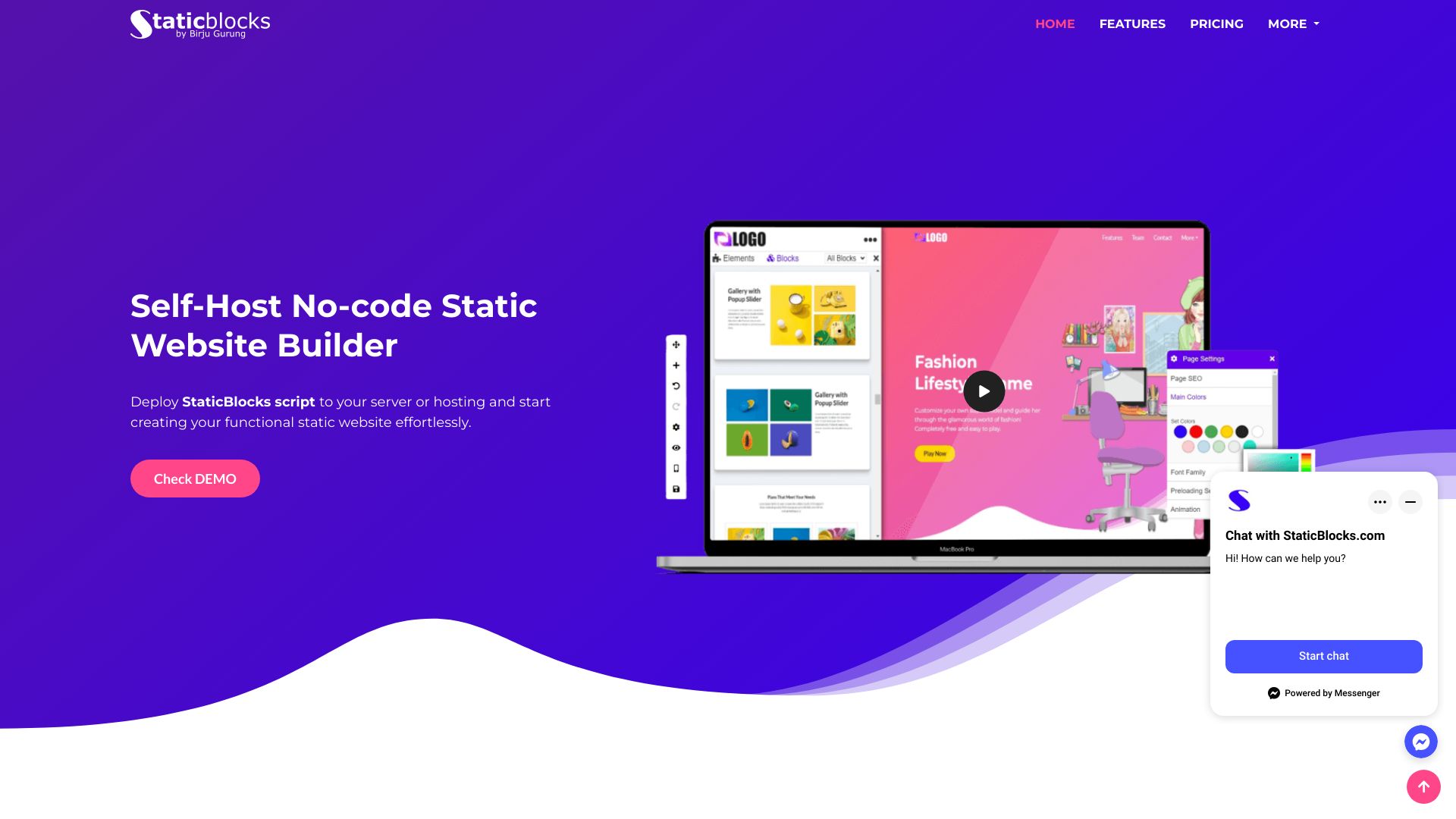 StaticBlocks screenshot