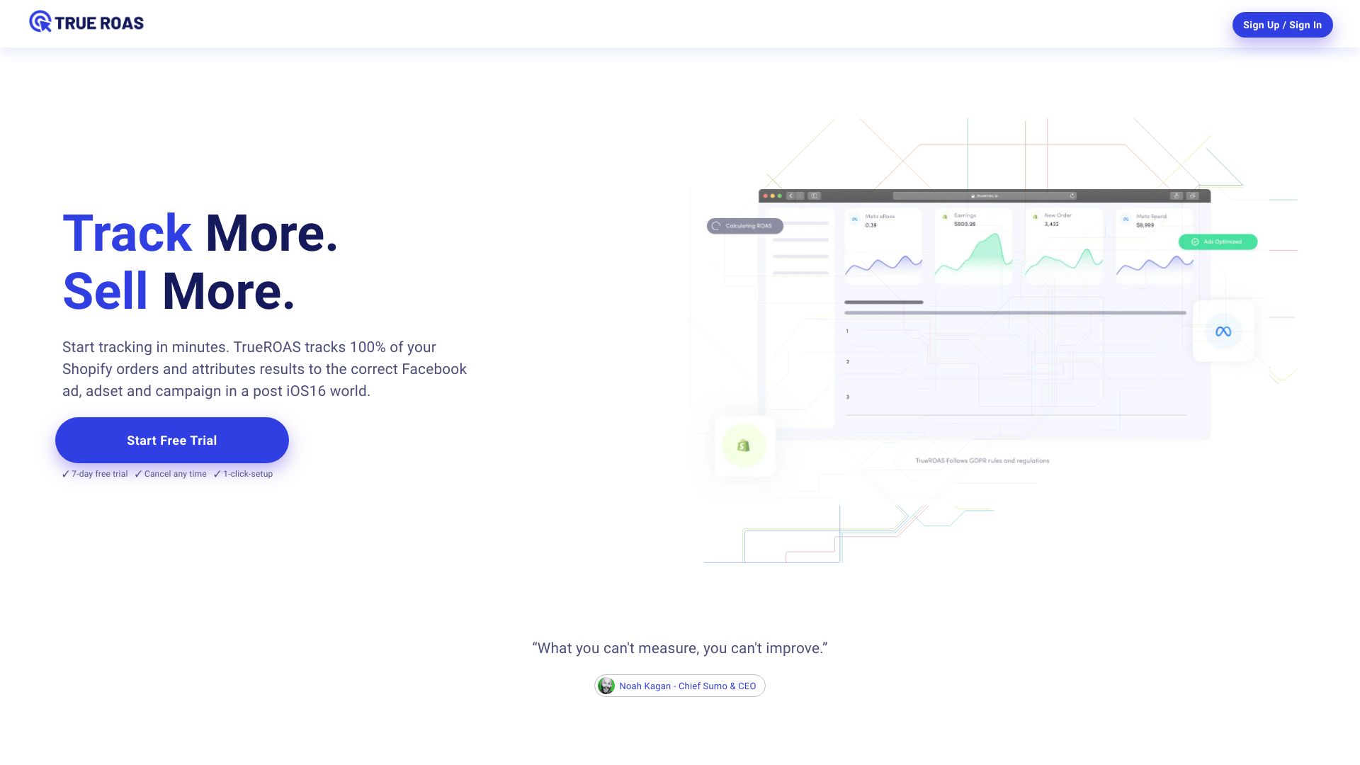 TrueROAS screenshot