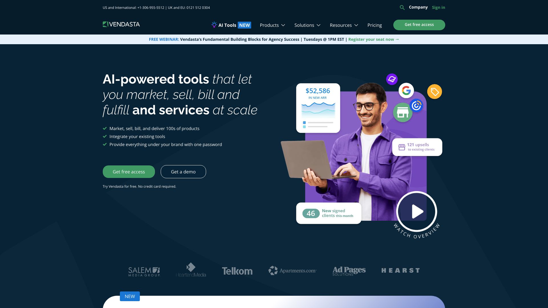 Vendasta screenshot