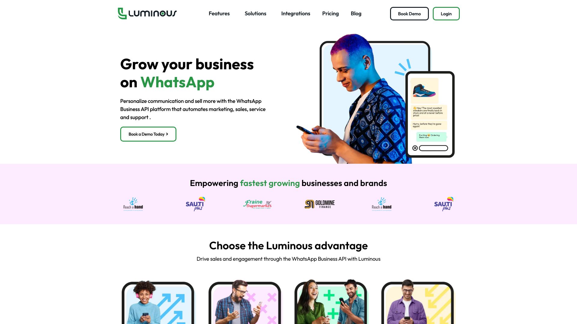 Luminous CRM screenshot