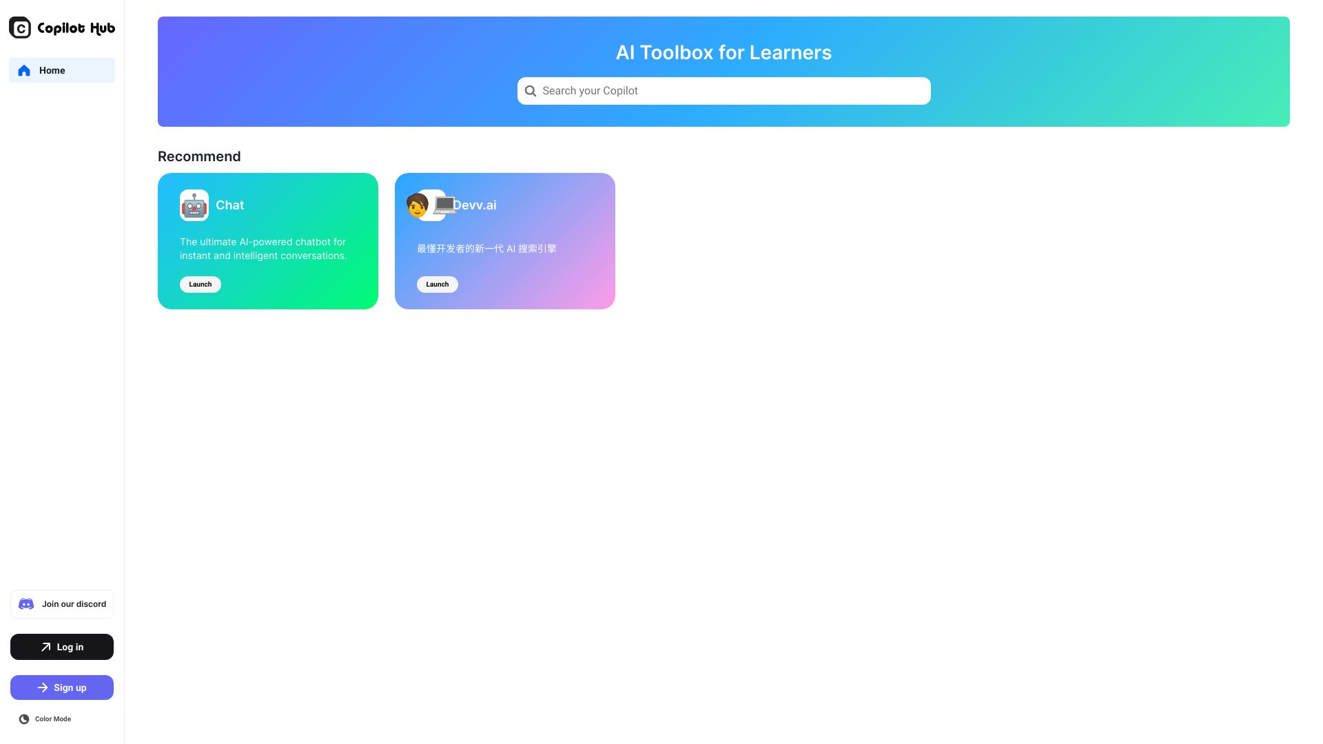 Copilot Hub screenshot