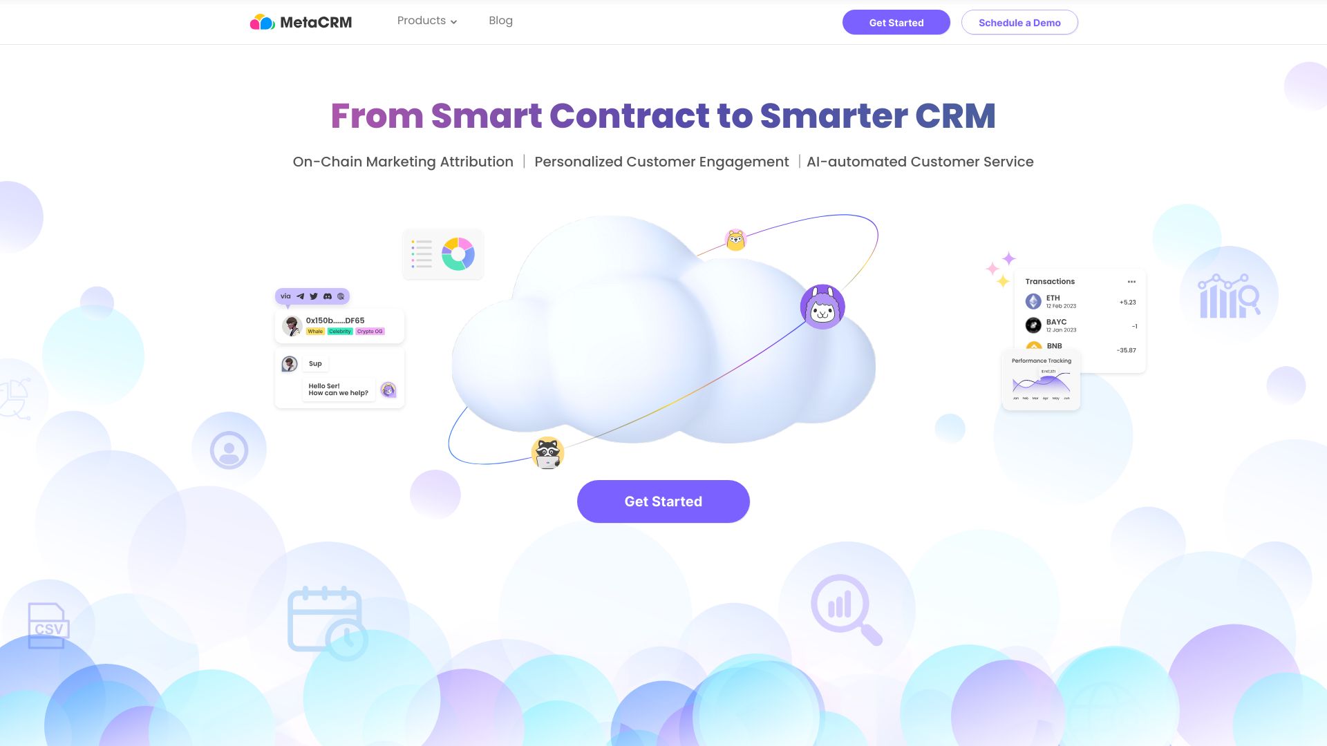 MetaCRM screenshot