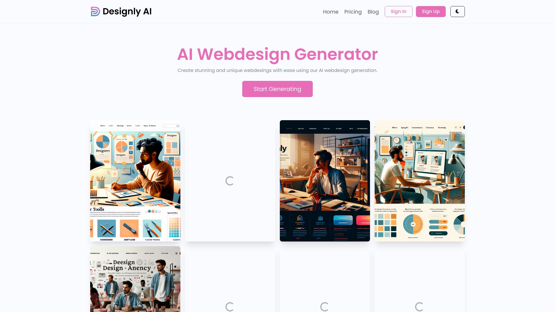 Designly AI screenshot