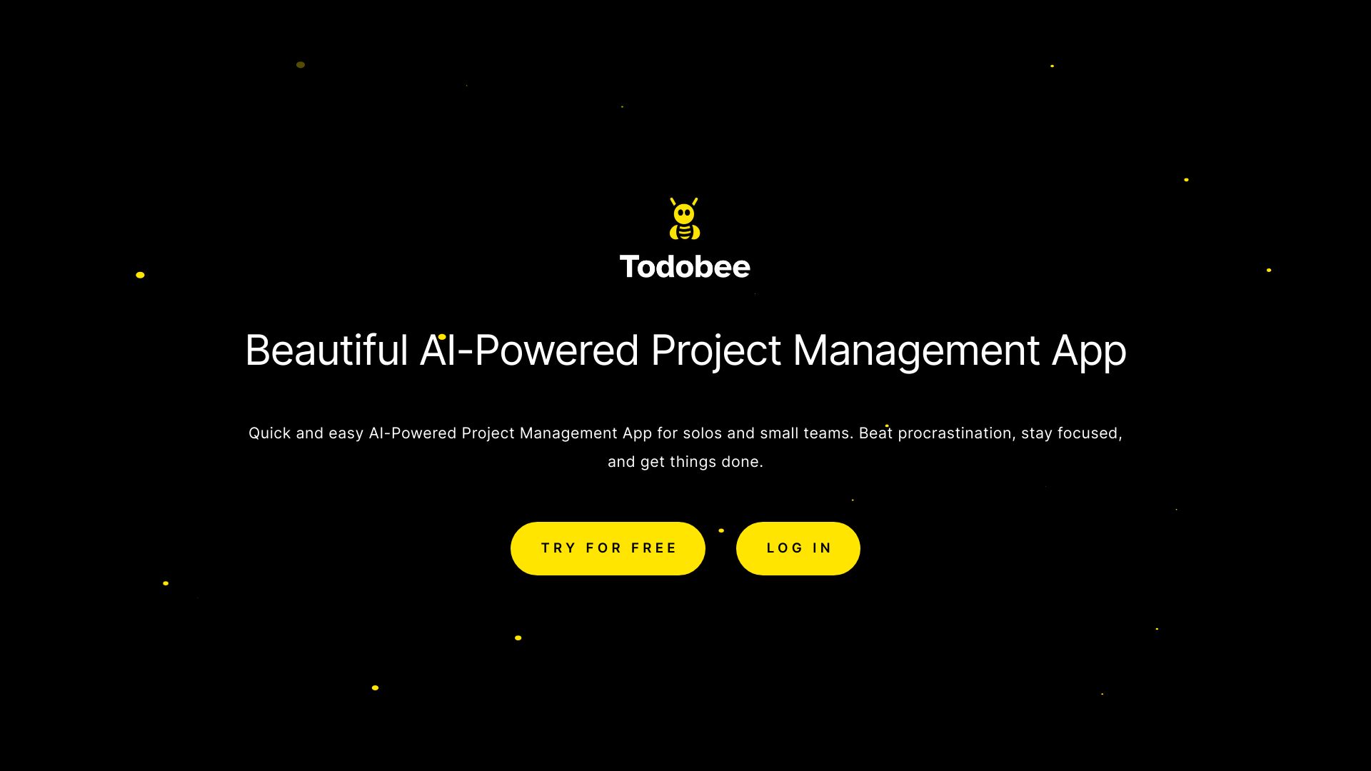 Todobee screenshot