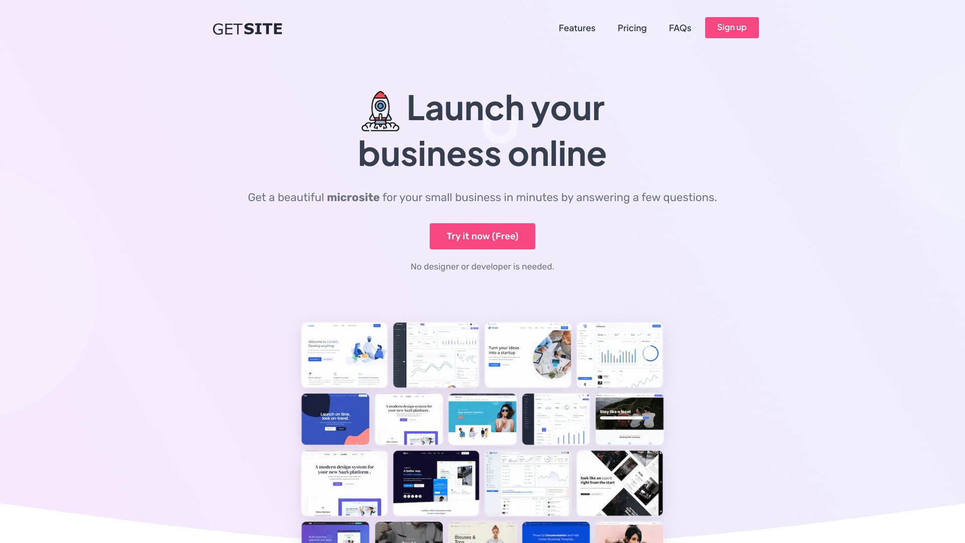 GetSite screenshot