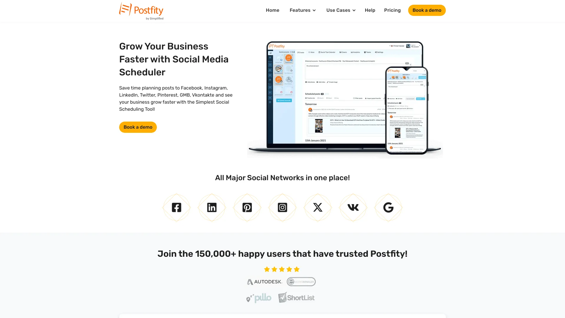 Postfity screenshot