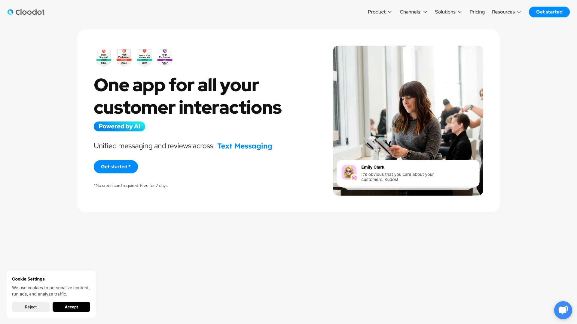 Cloodot screenshot