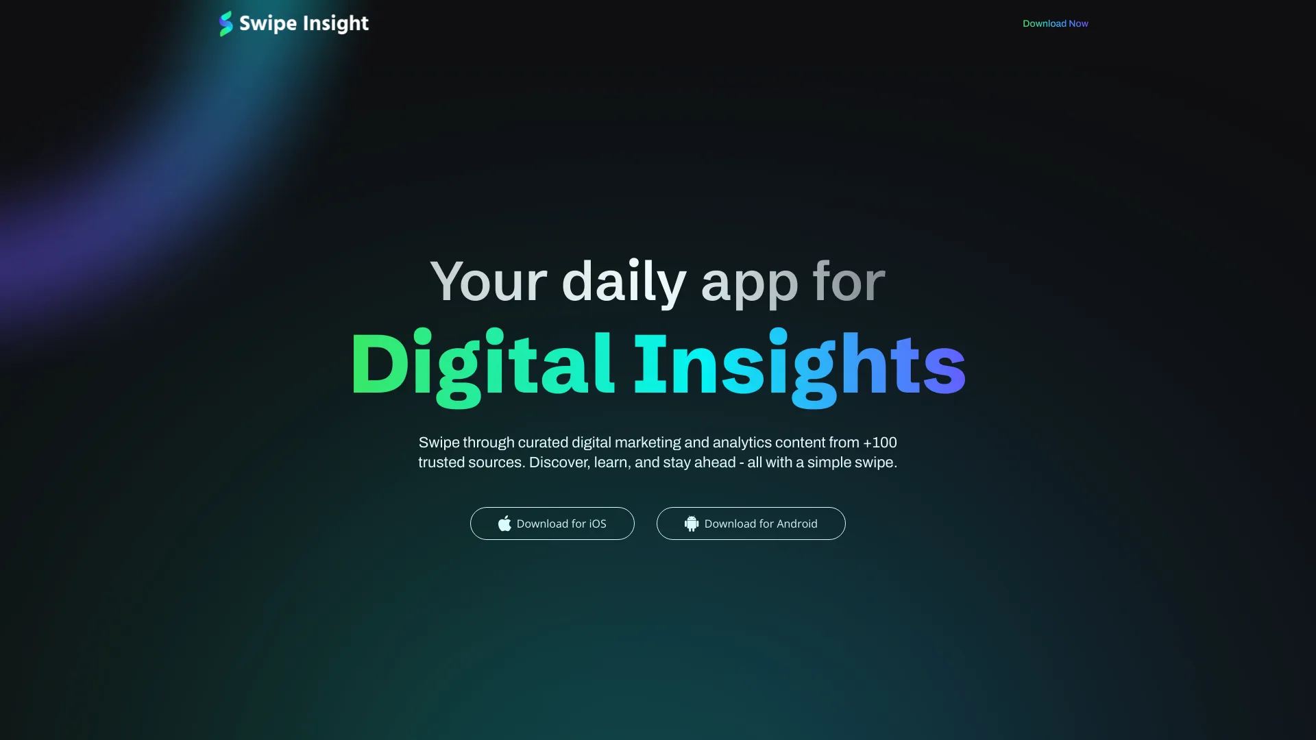 Swipe Insight screenshot