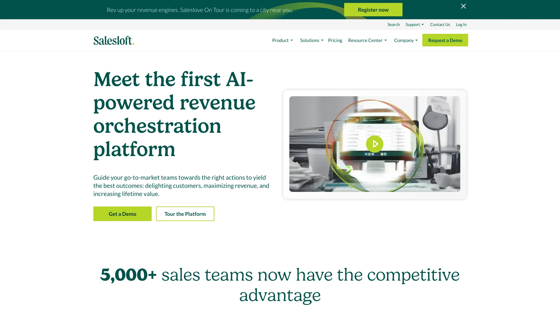 Salesloft screenshot