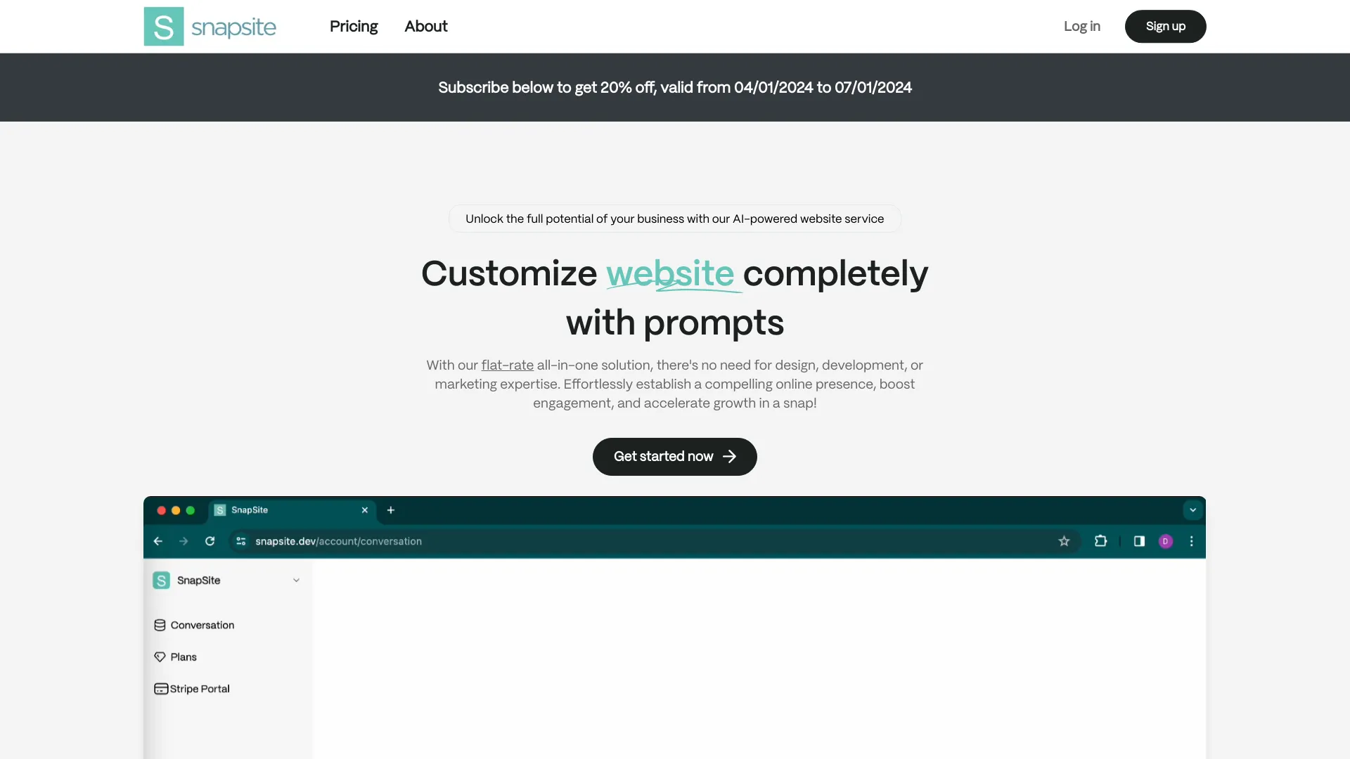 SnapSite screenshot