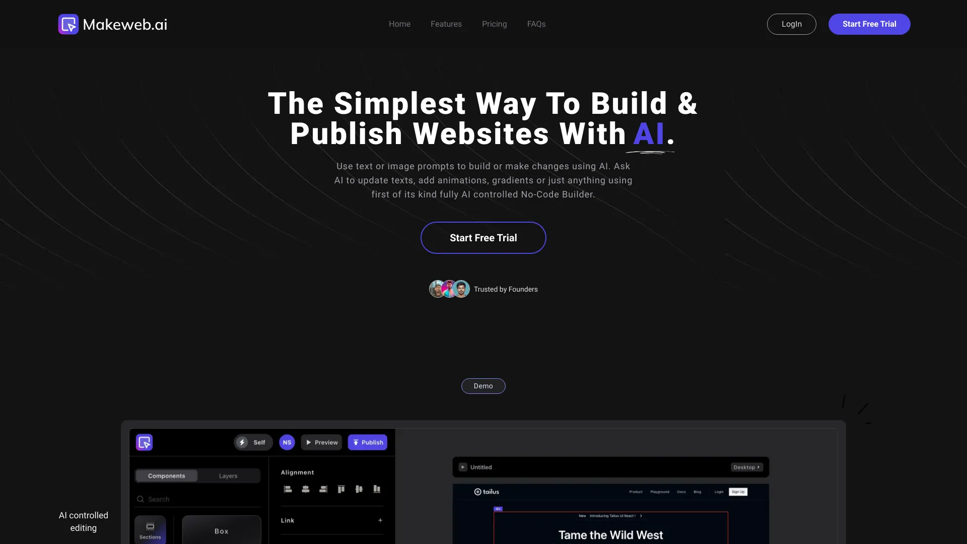 Makeweb.ai screenshot