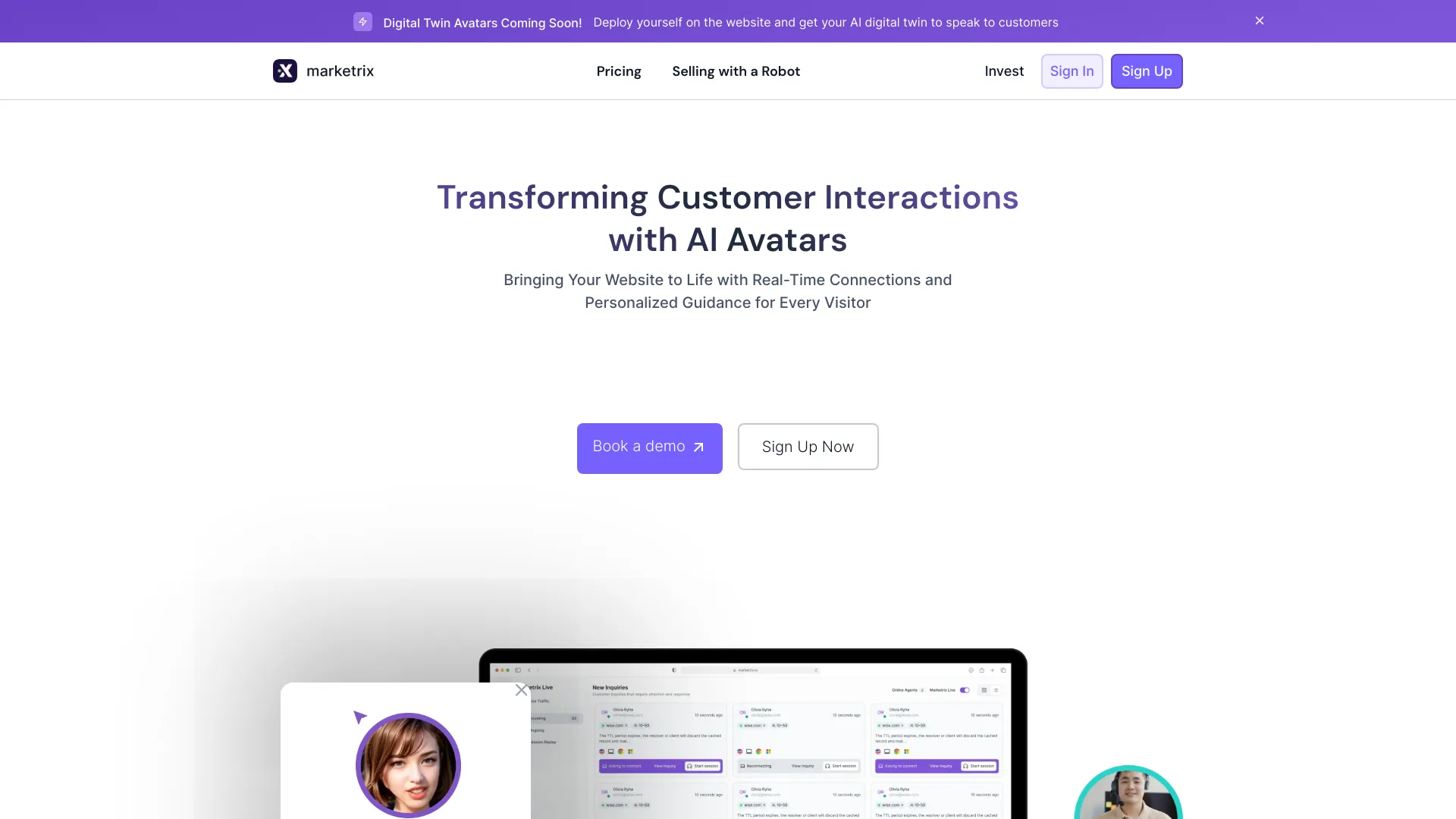 Marketrix.ai screenshot