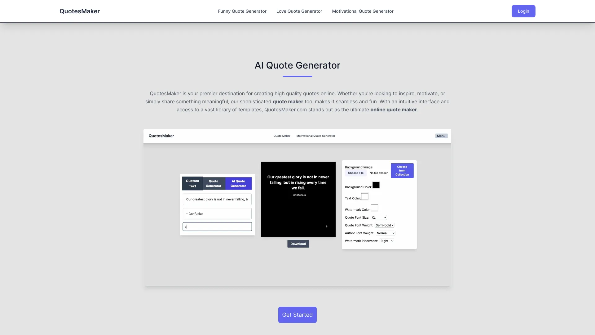 QuotesMaker screenshot