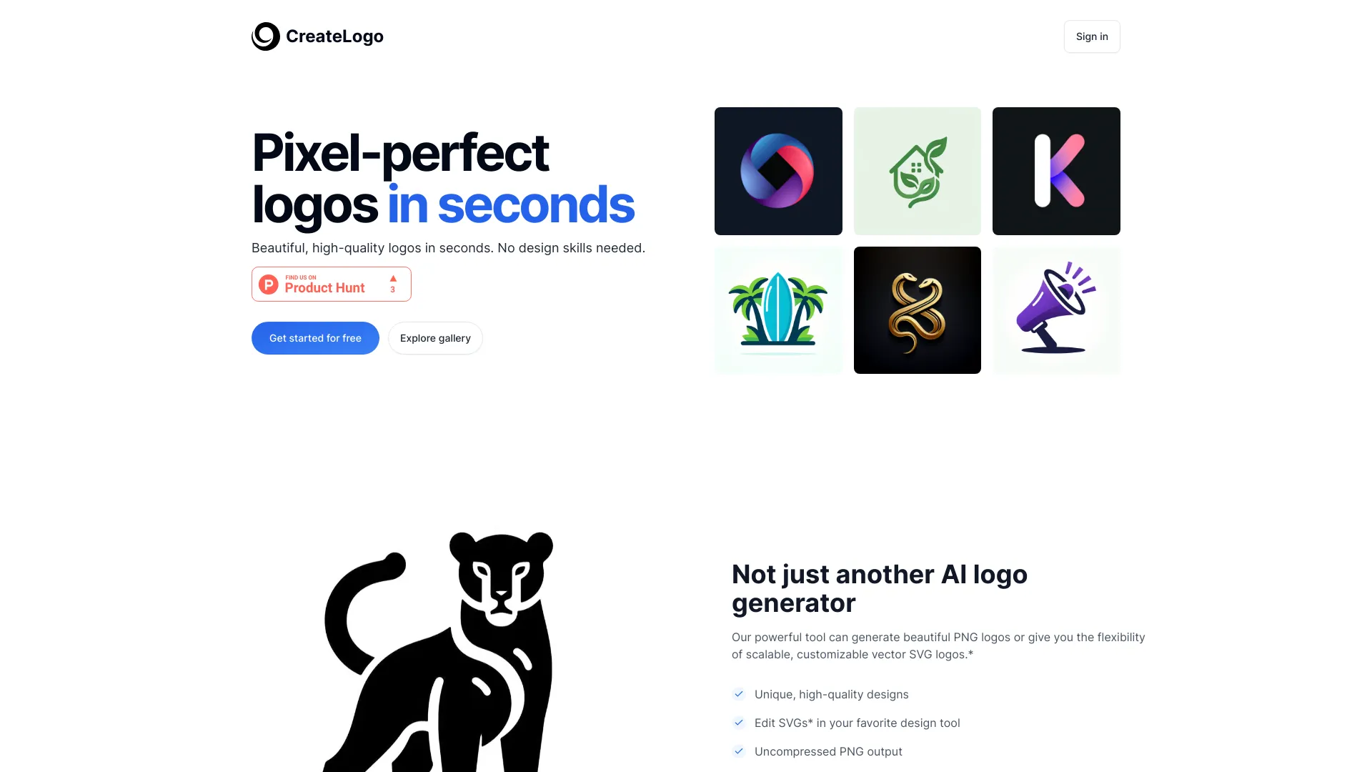 CreateLogo screenshot