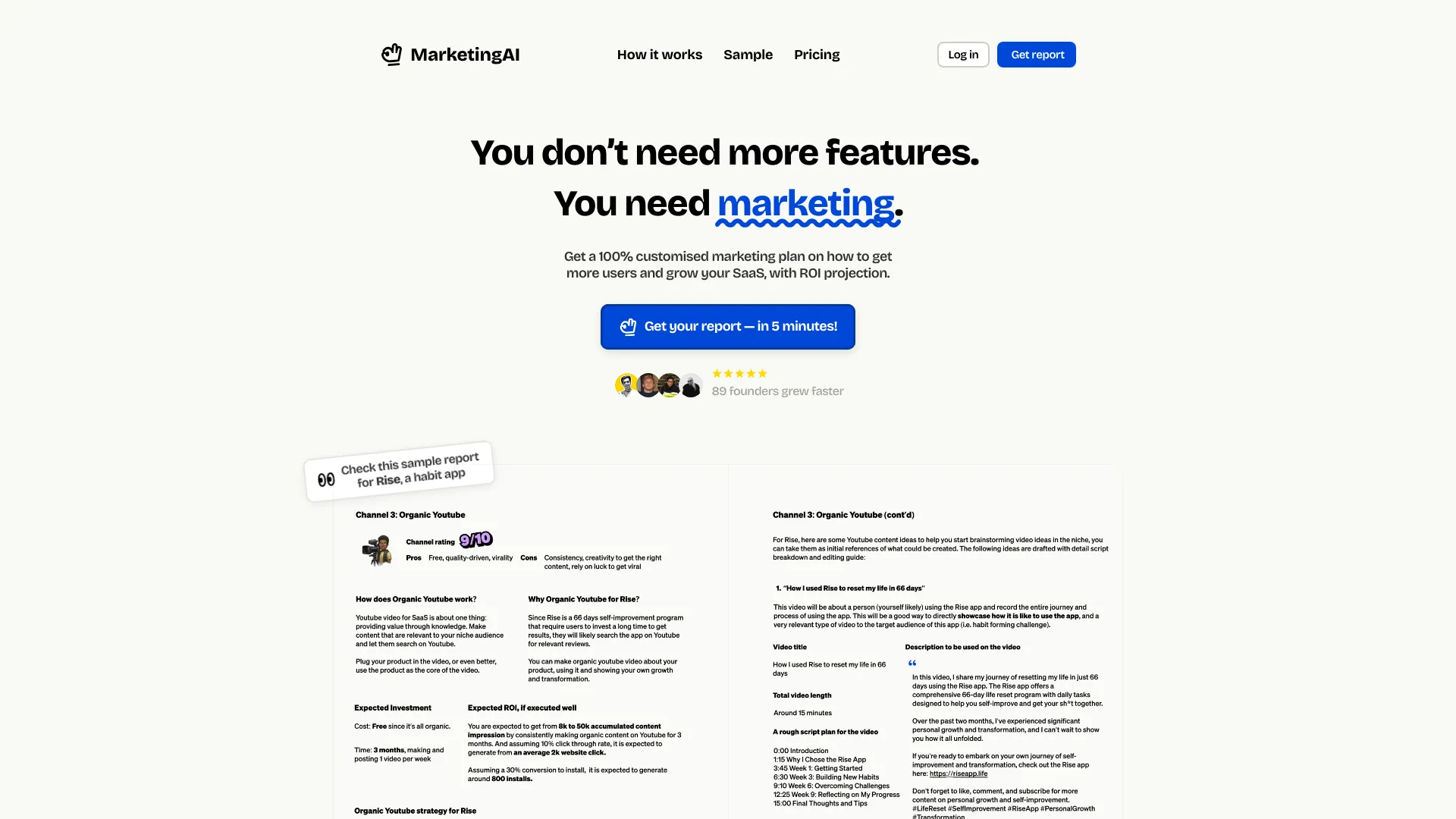 MarketingAI screenshot