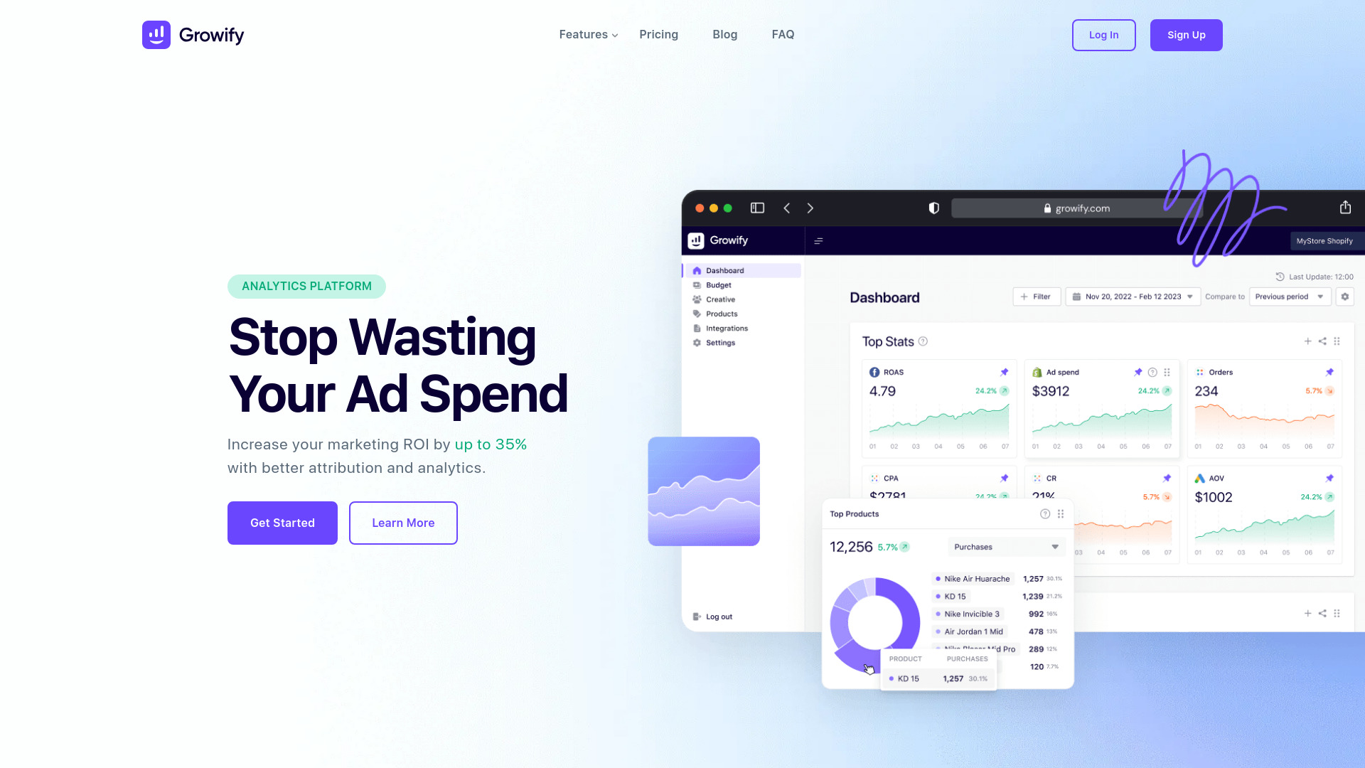 Growify screenshot
