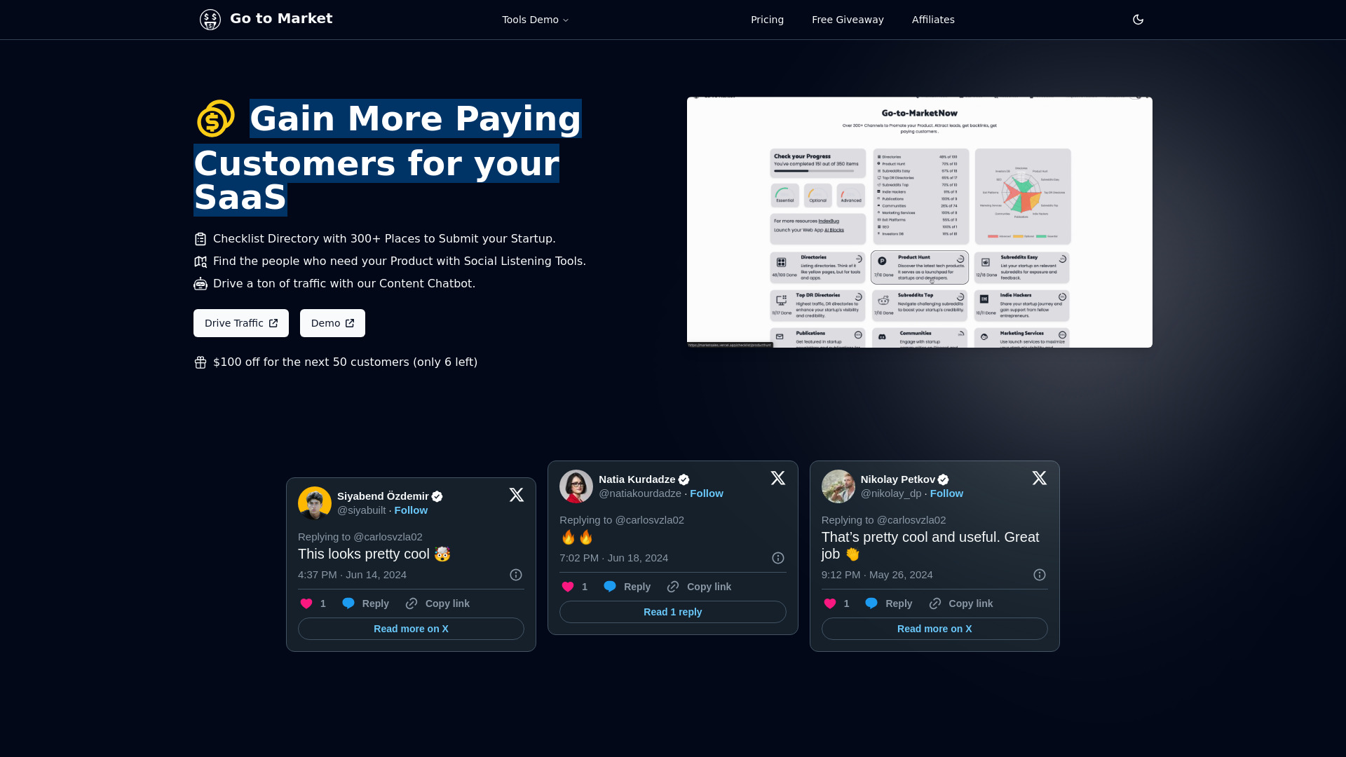 Go-to-Market Now screenshot