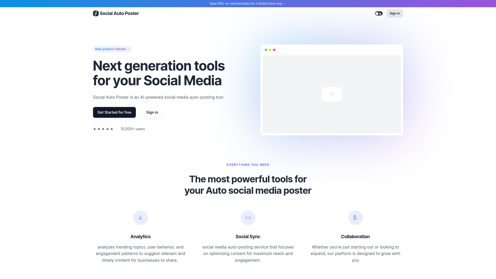 Social Auto Poster screenshot