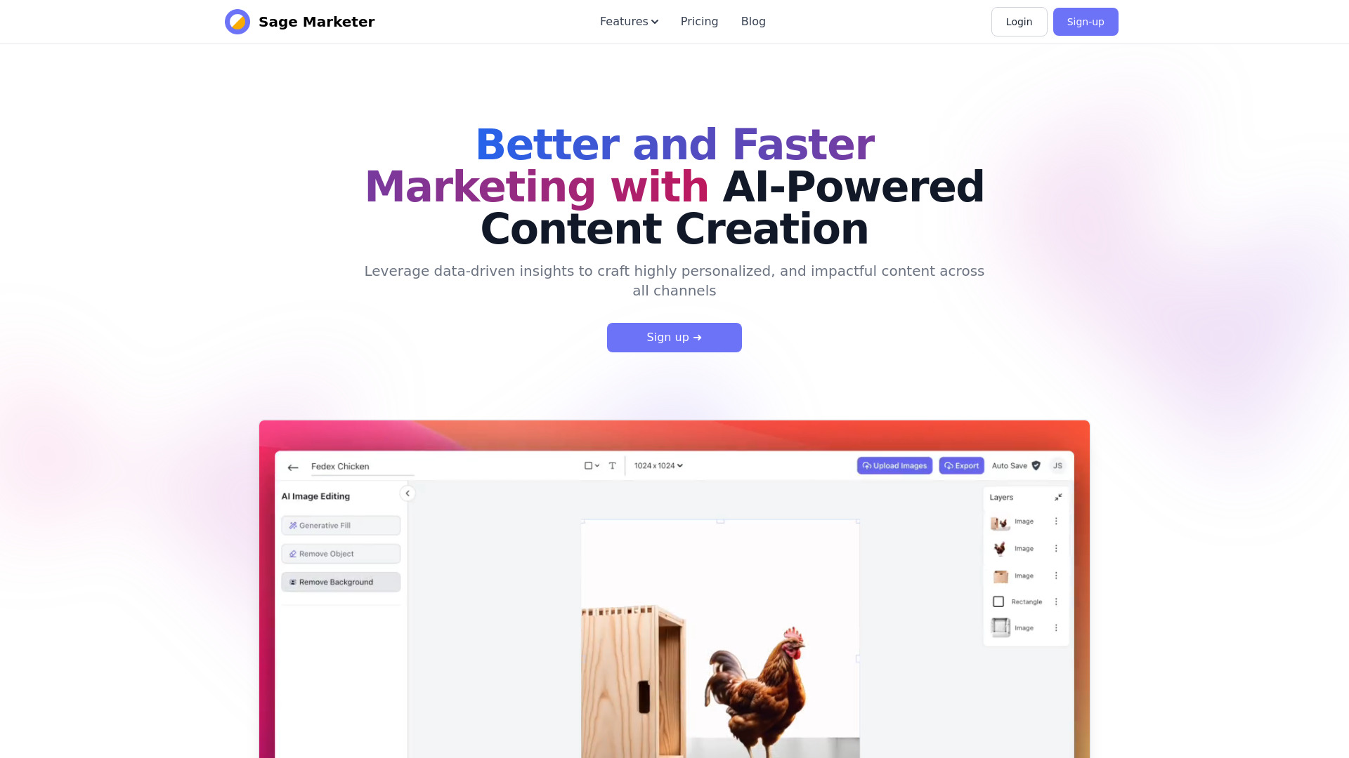 Sage Marketer screenshot