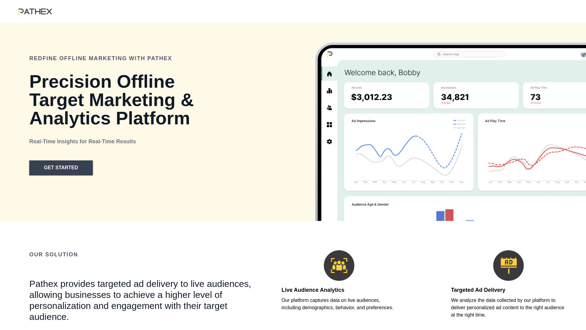 Audience Analytics & Ad Delivery screenshot