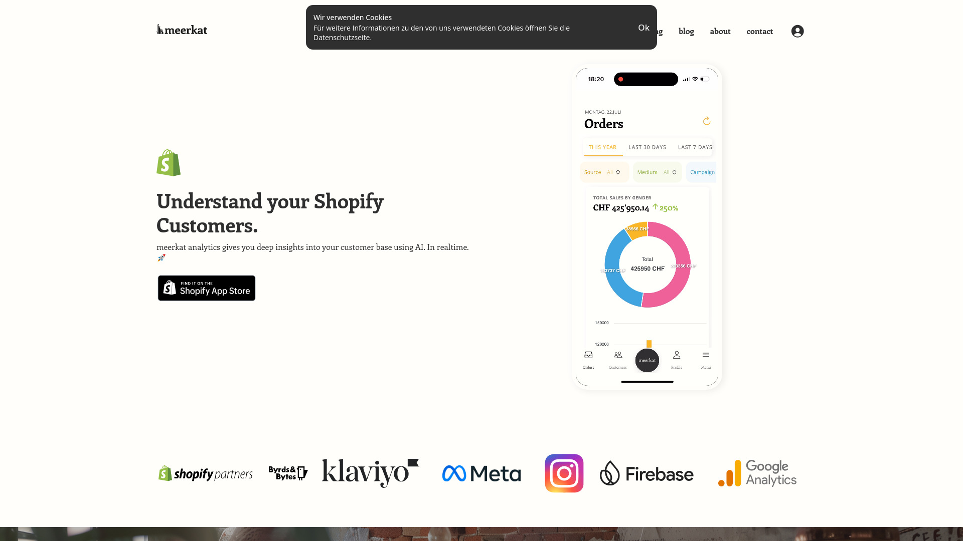 meerkat analytics screenshot