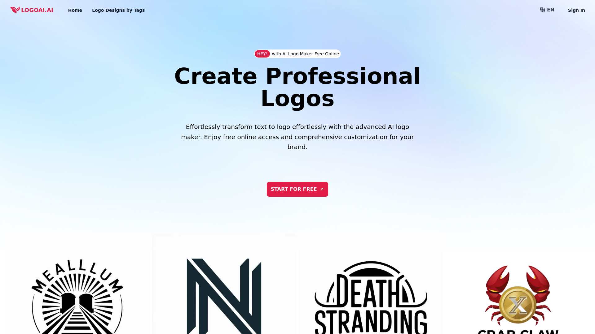 LogoAI.ai screenshot
