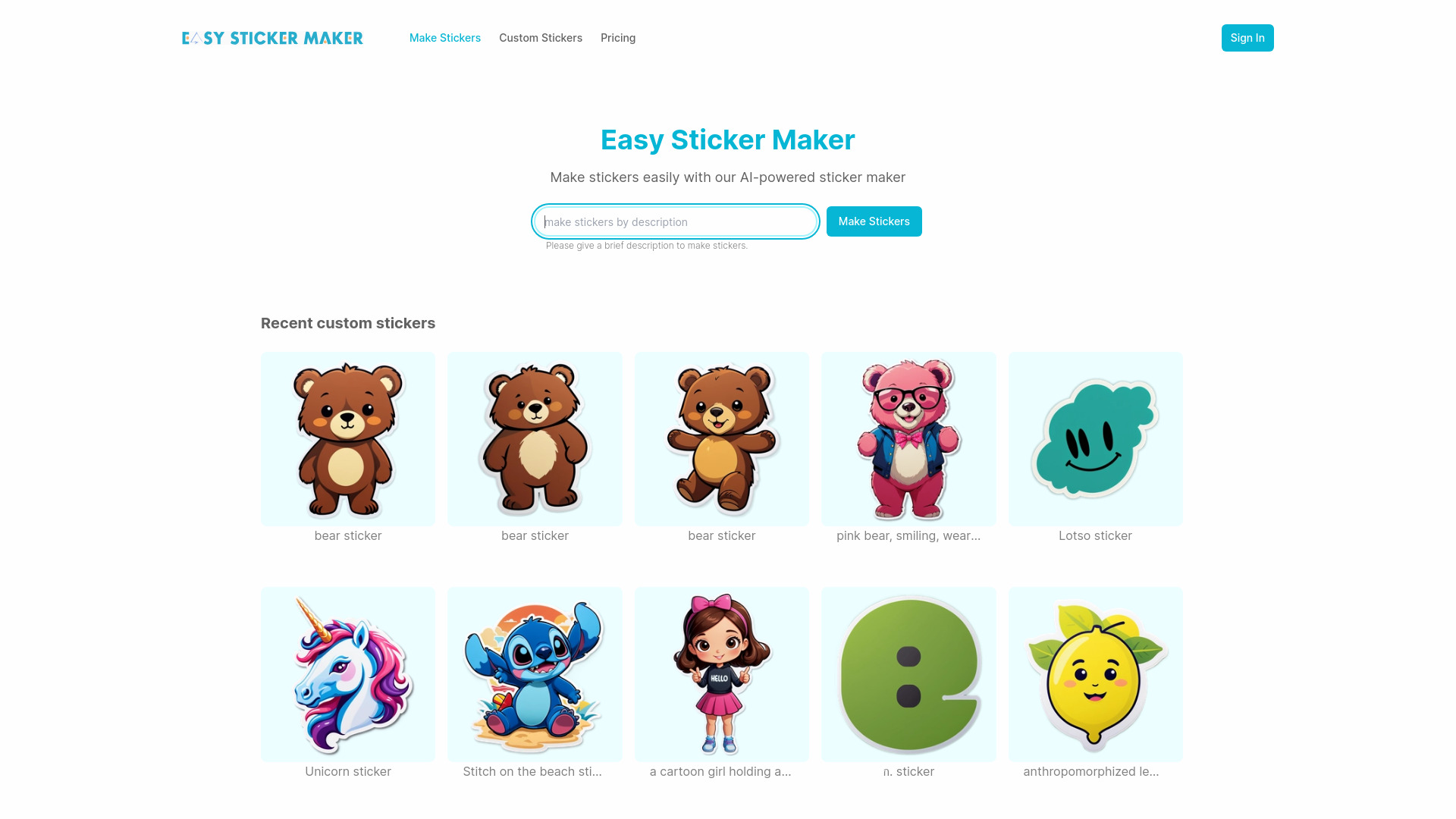 Easy Sticker Maker screenshot