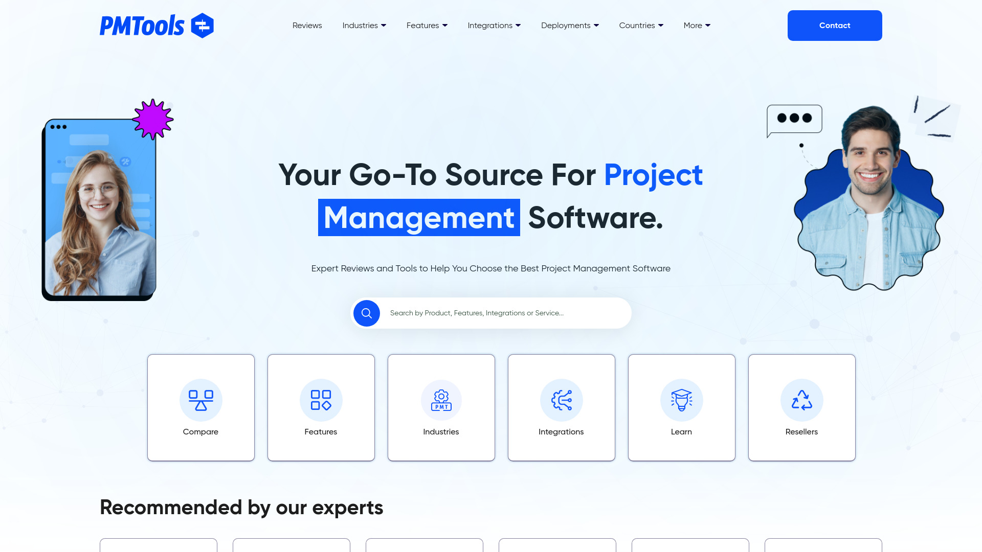 ProjectManagementTools.com screenshot