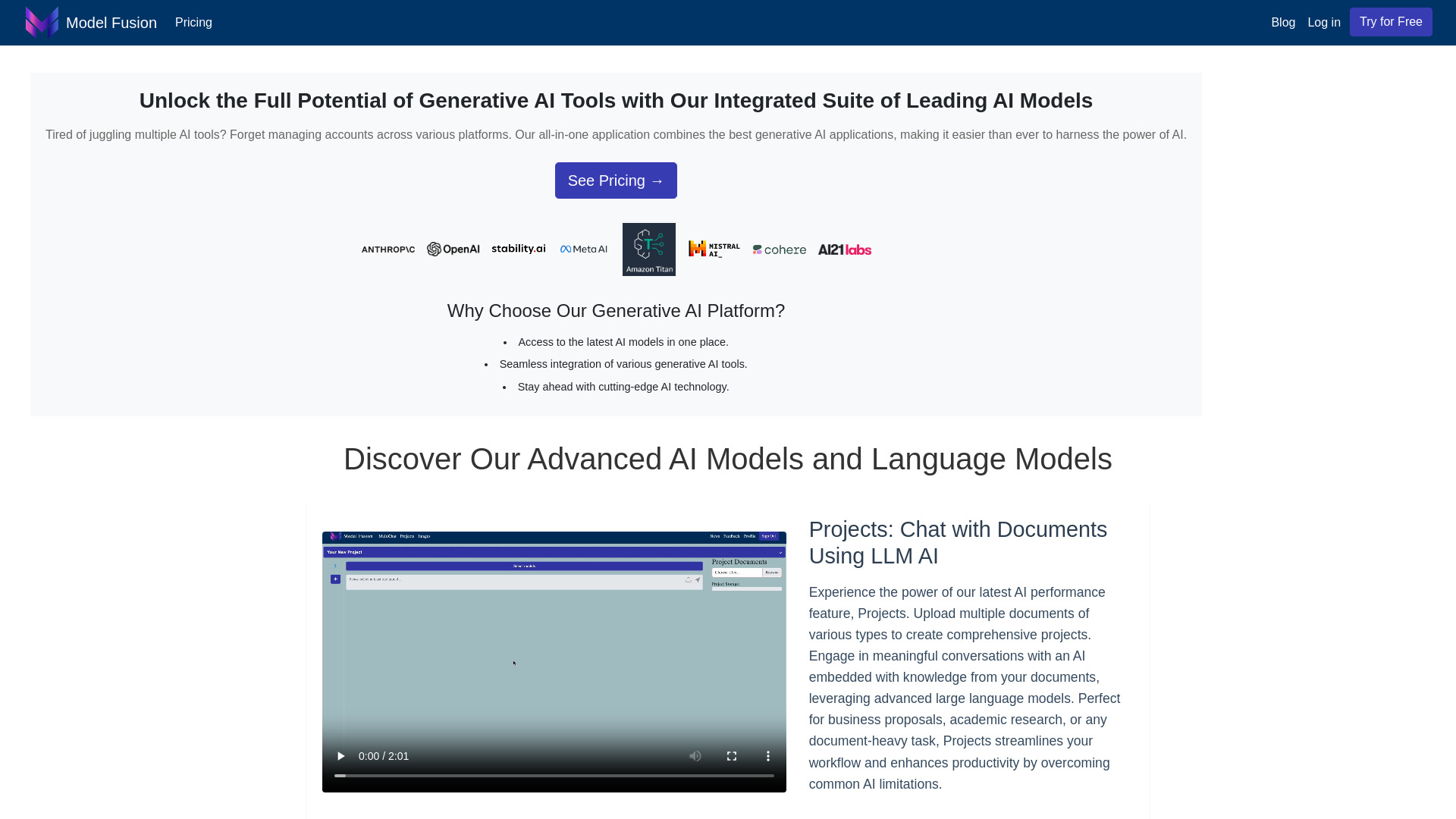 ModelFusion screenshot
