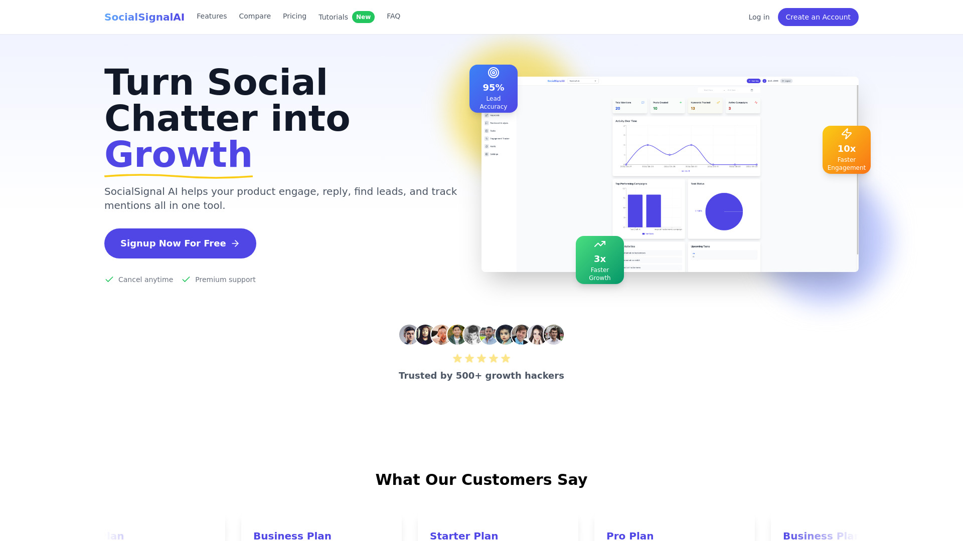 SocialSignalAI screenshot