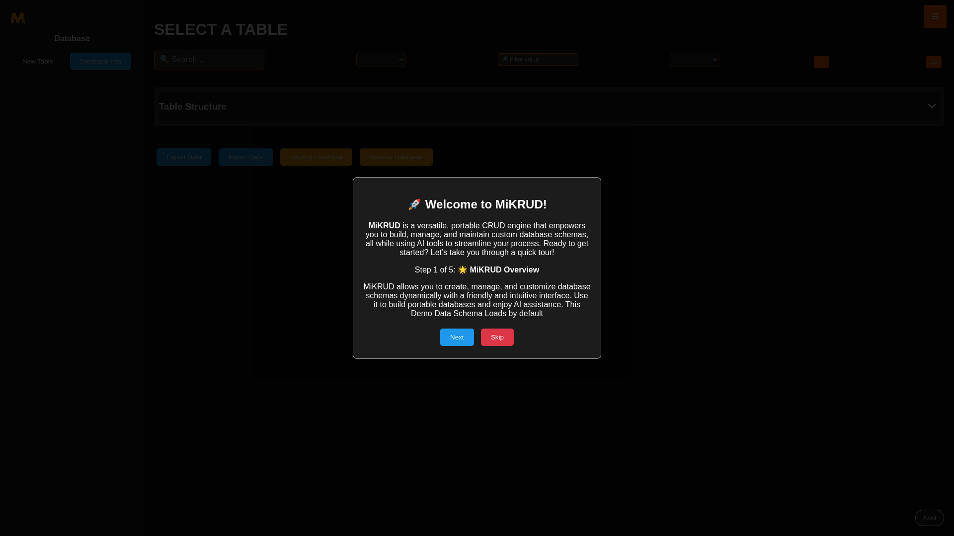 MiKRUD screenshot