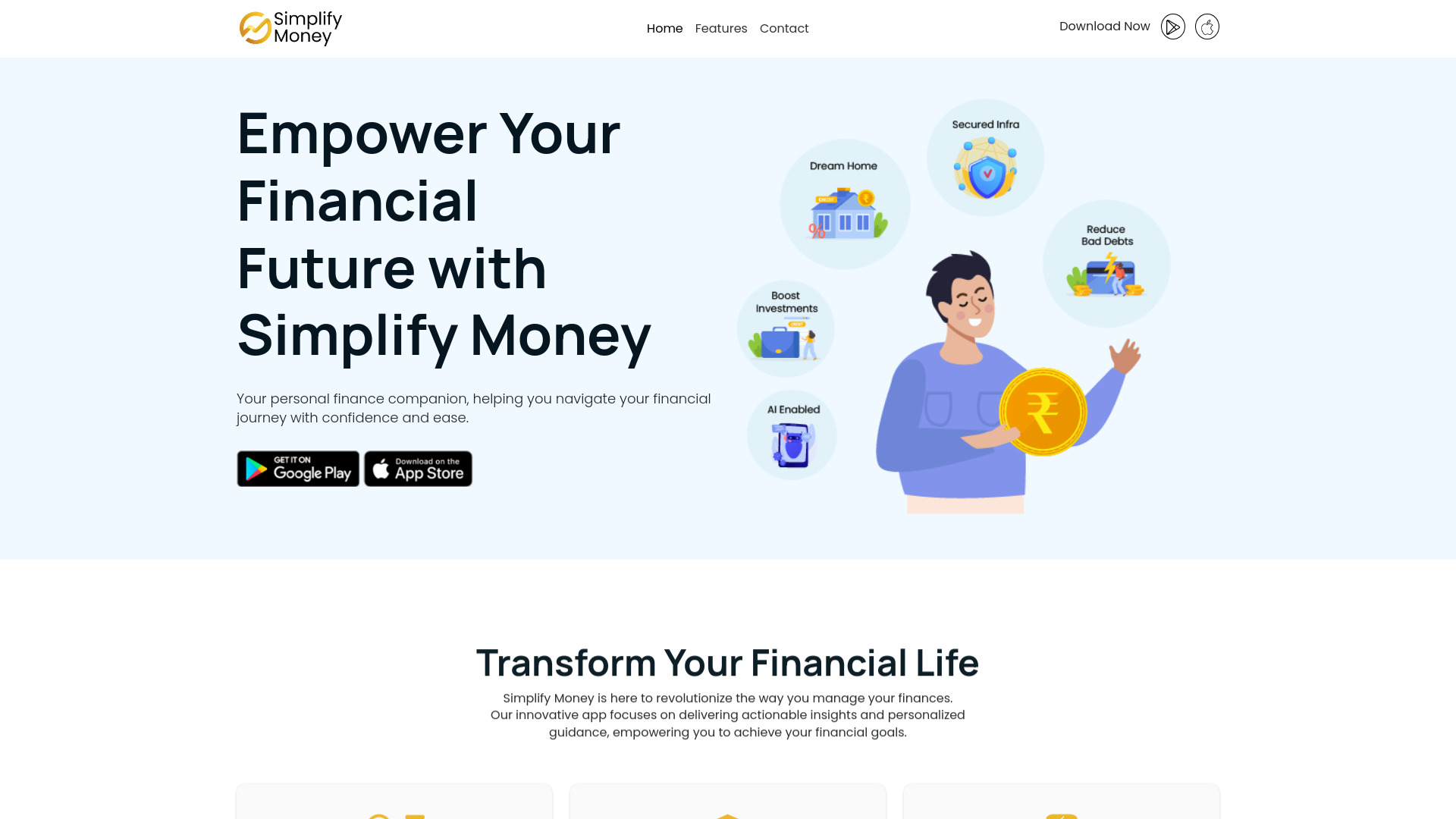 Simplify Money App screenshot