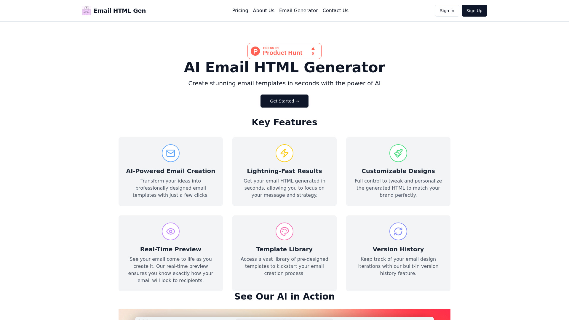 Email HTML Gen screenshot