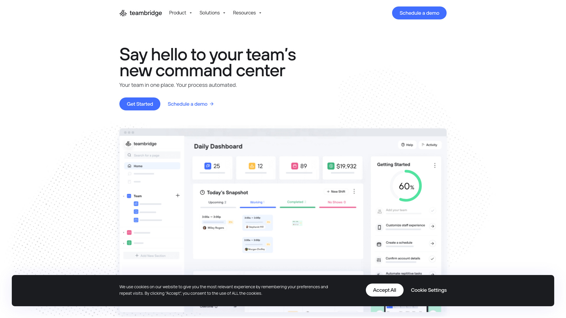 TeamBridge screenshot