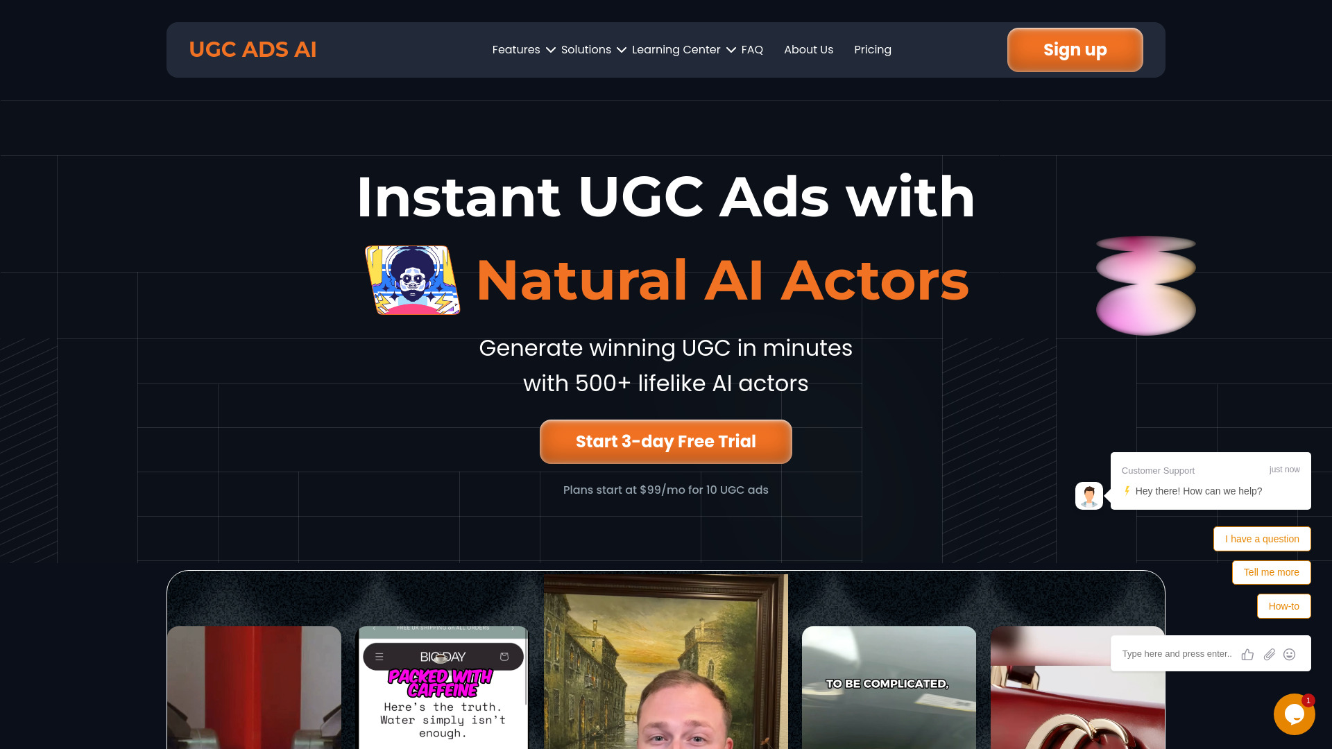 UGC Ads AI screenshot